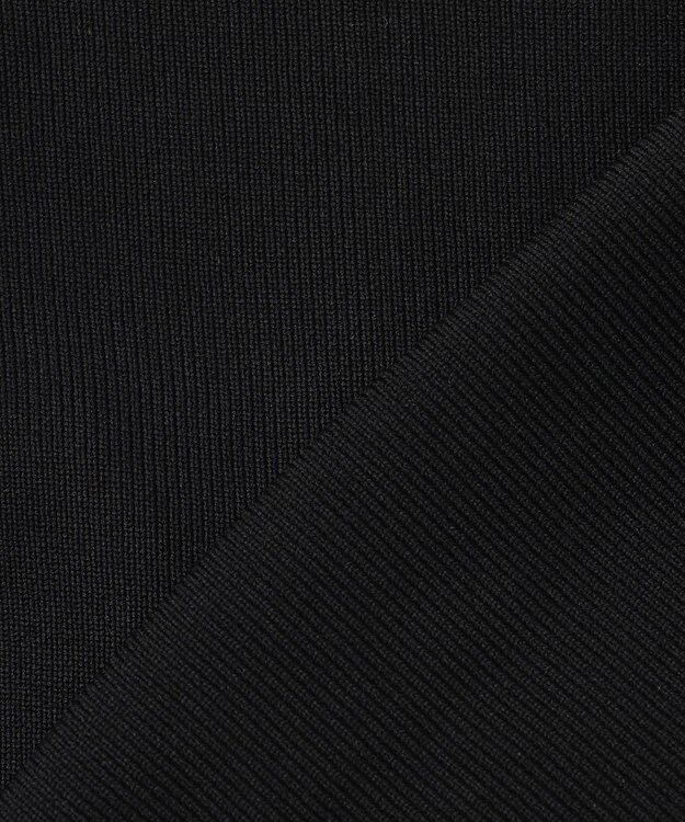 組曲 S 【組曲×setsuko sagittaire】ボンボンフラワー襟付き ニット ブラック系