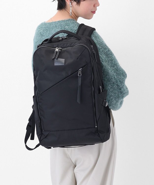 ACE BAGS & LUGGAGE W&.Day/Night トゥキ スクエアリュック B4サイズ 15.6インチPC収納 20512 ダブルアンドデイナイト ブラック
