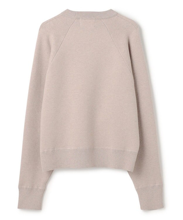 BEIGE， 【洗える】TAFT / コットンカシミヤスウェットニットトップス Taupe