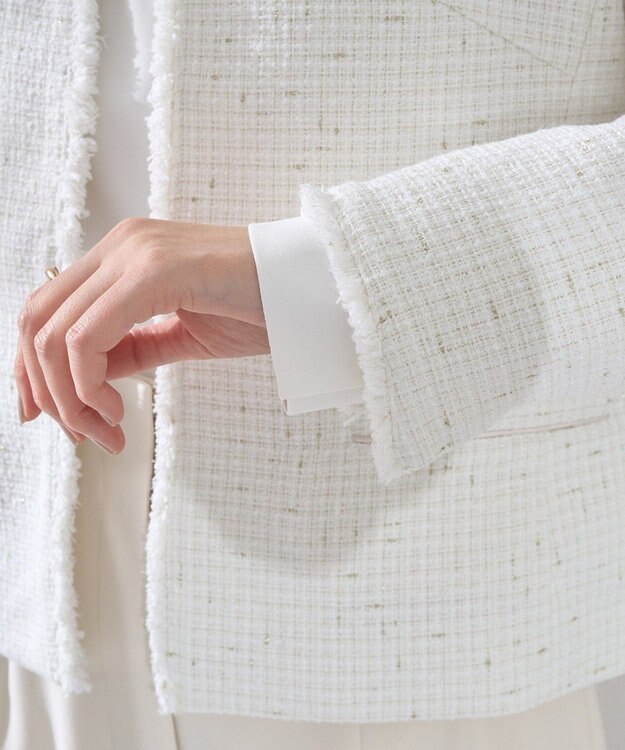 YECCA VECCA ツイードジャケット(2) Off White