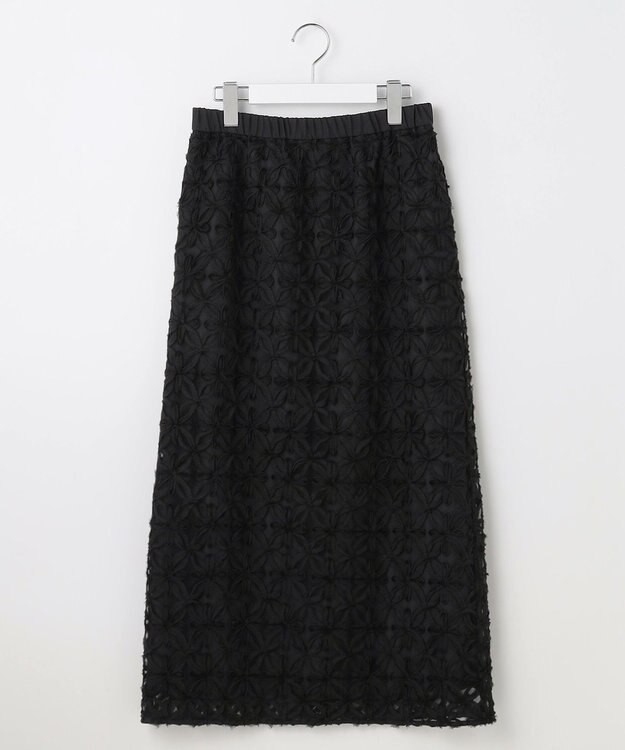 自由区 【カタログ掲載】テープエンブロイダリー スカート ブラック