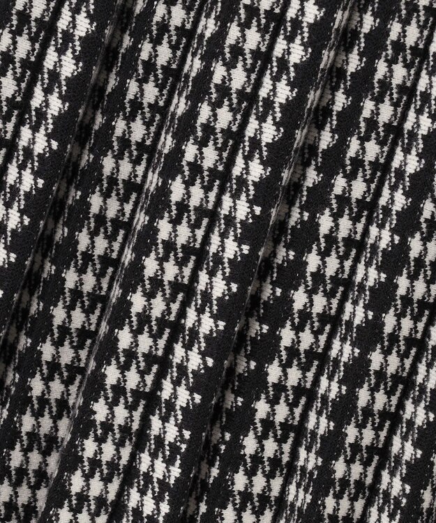 ANY L 【ウエストゴム/洗濯機可能】ハンドトゥースセットアップ ブラック×オフ