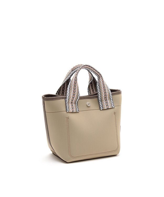 A.D.M.J. 【魔法の様に軽い】マジックライト/スパニッシュファブリックエンブレム刺しゅうデイリートートS ベージュ