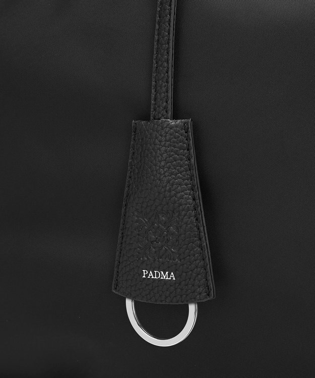 style code 【高密度ナイロン×レザー】ナイロンロングハンドルトートバッグ　軽量　大容量 BLK/SLV7692