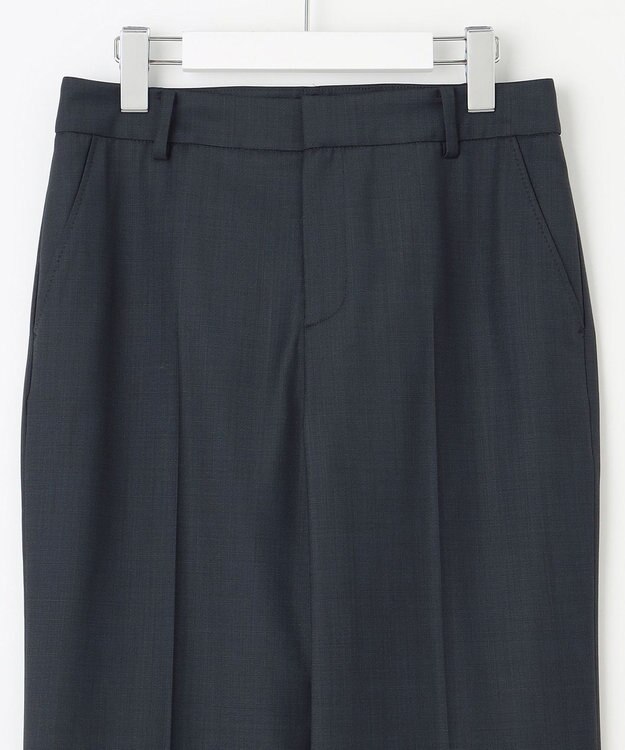 J.PRESS LADIES 【セットアップ対応】BAHARIYE ストレート パンツ ネイビーピンヘッド系