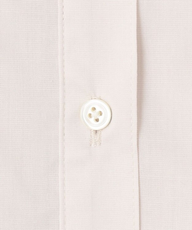 J.PRESS LADIES L 【WEB限定・洗える】ラミーポプリン ピンタック ブラウス ベージュ系