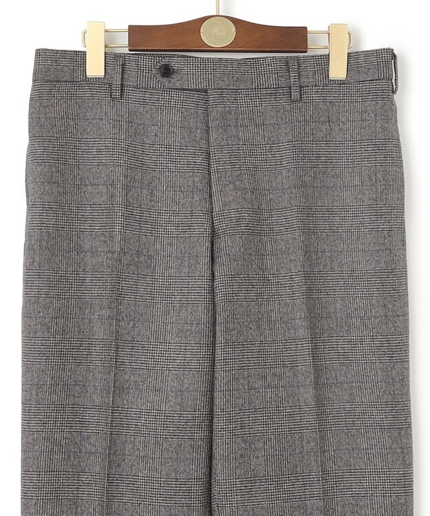 J.PRESS MEN トリートメントウール ストレッチグレナカート スラックス ネイビー系4