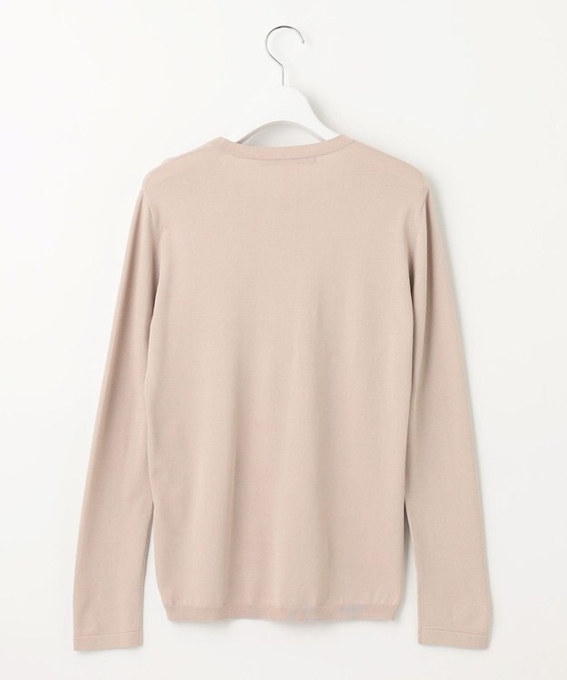 自由区 【XSサイズ～/洗える】レーヨンストレッチ プルオーバーニット ピンク系