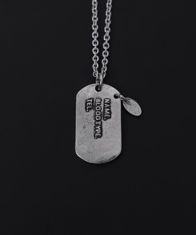 WEGO Mモチーフドッグタグネックレス 柄1