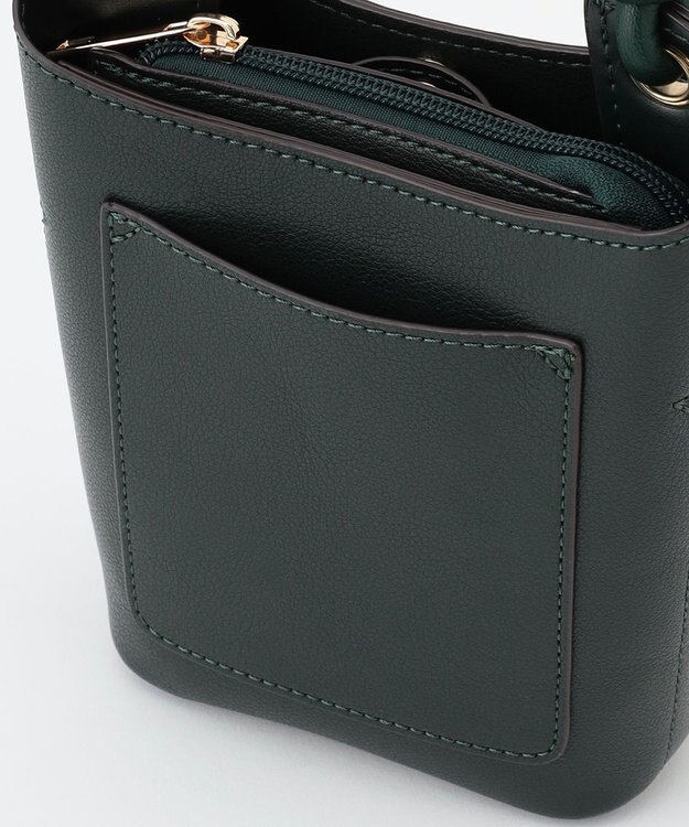 LA BAGAGERIE 【maison vert】 【多収納】ノットデザインポシェット グリーン