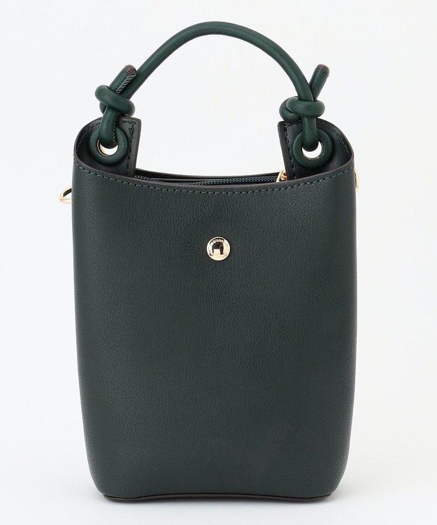 LA BAGAGERIE 【maison vert】 【多収納】ノットデザインポシェット グリーン