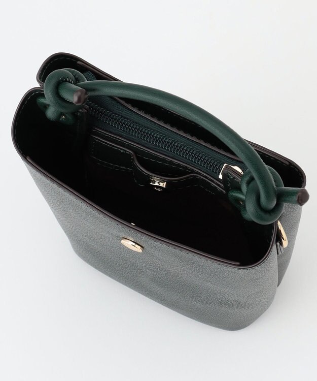 LA BAGAGERIE 【maison vert】 【多収納】ノットデザインポシェット グリーン