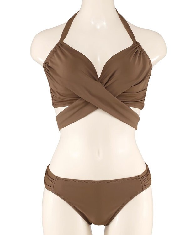 San-ai Resort（三愛水着楽園） ワコール定番商品カップ使用 GHIカップの大きなお胸に対応【グラマラスフィット】ワイヤーブラ　9D-M　【San-ai Resort（サンアイリゾート）】 ブラウン