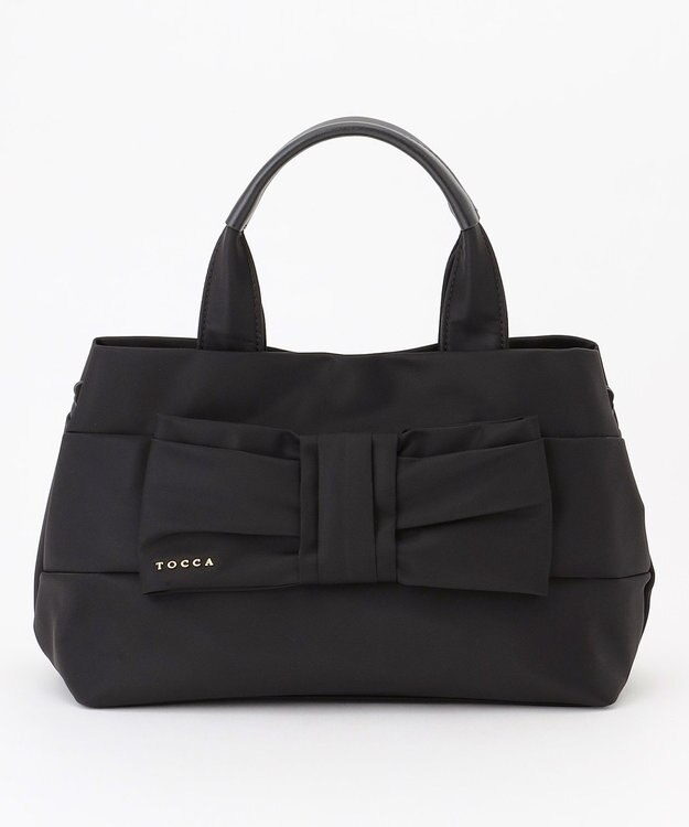 TOCCA TIED RIBBON NYLONBAG バッグ ブラック系