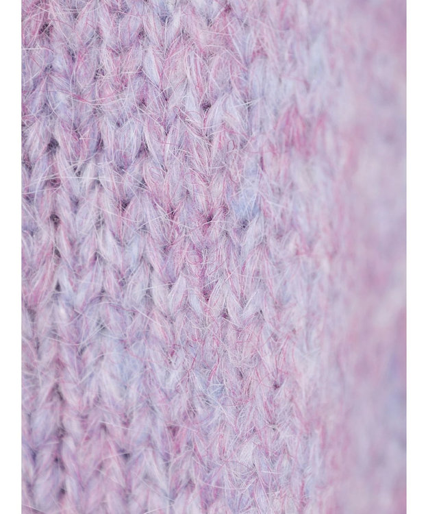 earth music&ecology ファンシーヤーンメランジカーディガン Lavender