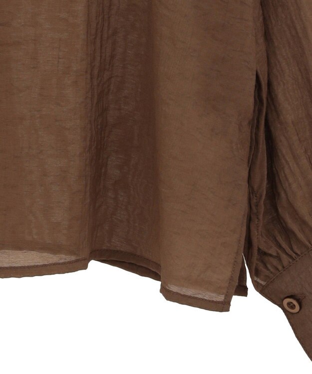 CRAFT STANDARD BOUTIQUE シアーシャツ Brown