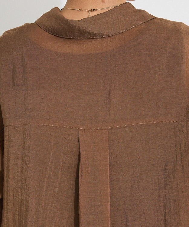 CRAFT STANDARD BOUTIQUE シアーシャツ Brown