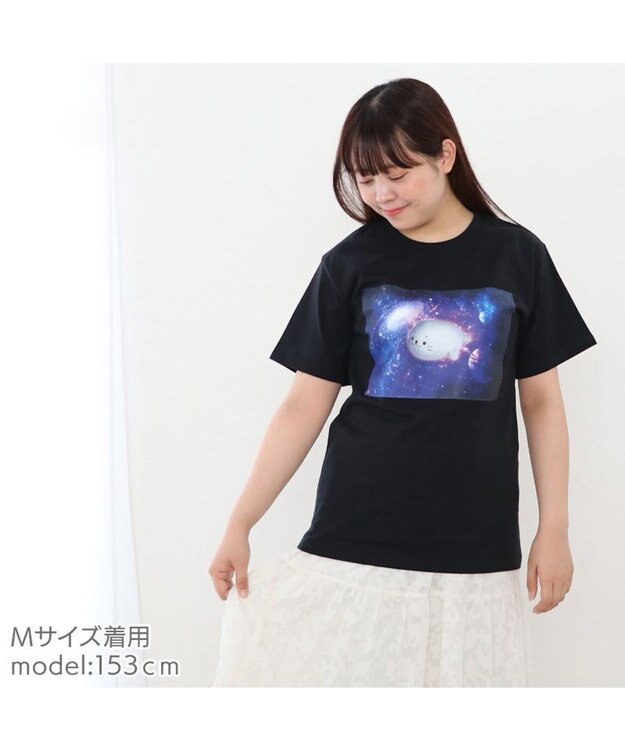 Mother garden しろたん Tシャツ 半袖  《宇宙》 ユニセックス 宇宙柄