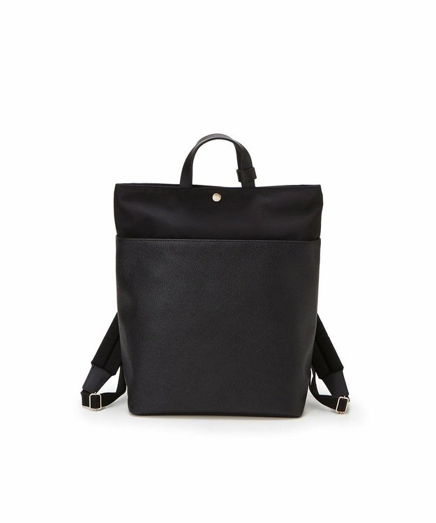 TOPKAPI 【Breath TOPKAPI】SCOTCH GRAIN スコッチグレイン マザーズバッグ バイカラー A4 バックパック / リュック ブラック