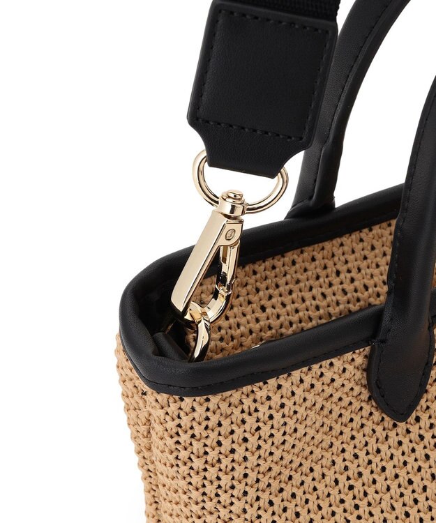 TOCCA TO THE SUNLIGHT POCHETTE かごバッグ ブラック系