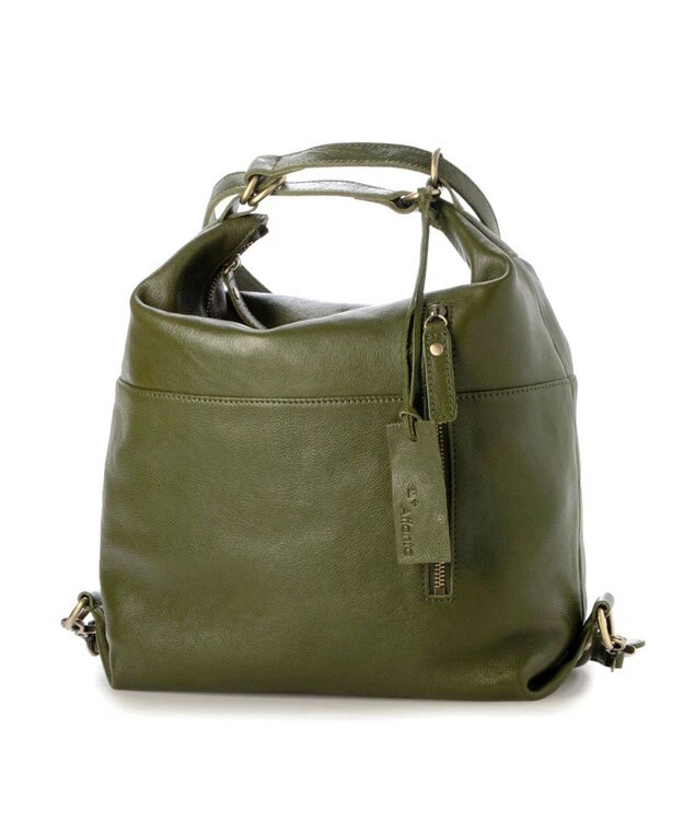 UNBILLION アトランタ ATLANTA / 牛革2wayリュック グリーン