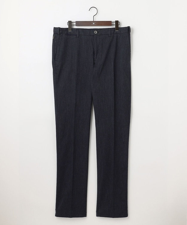 JOSEPH ABBOUD 【キングサイズ・ウェストも伸びる！/ストレッチ】ムリネオックス  パンツ ネイビー系