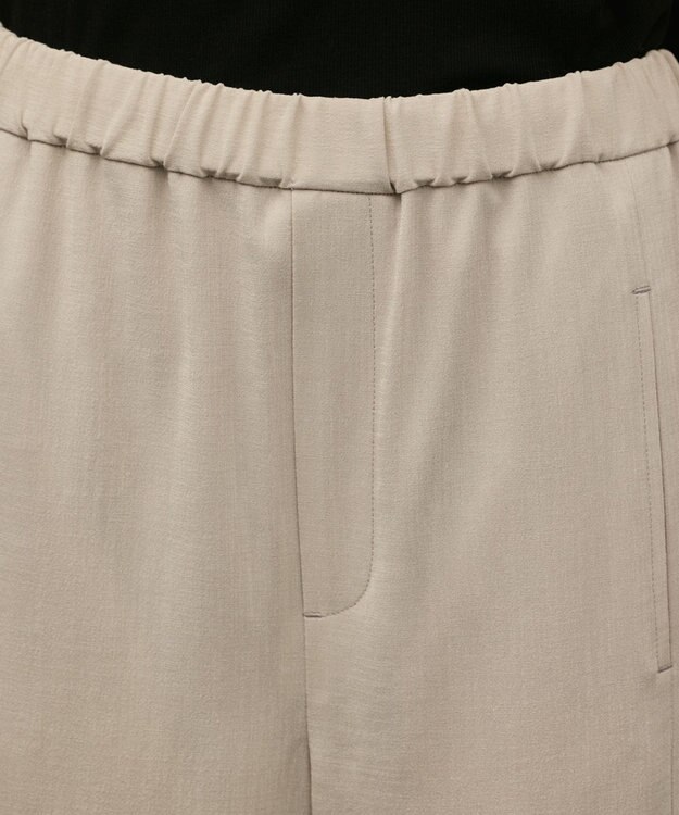 GRACE CONTINENTAL トリアセサイドラインパンツ ベージュ