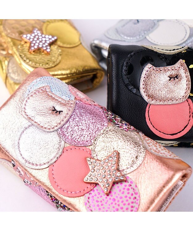 tsumori chisato CARRY 新マルチドット　キーケース 【キラキラでかわいい！本革のやわらかな風合い】 ピンク