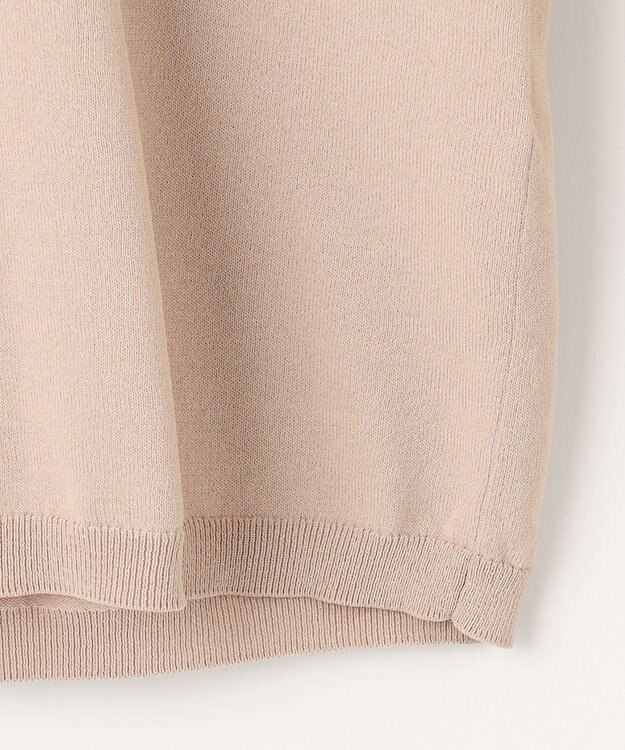 自由区 【XSサイズ～/洗える】レーヨンストレッチ プルオーバーニット ピンク系