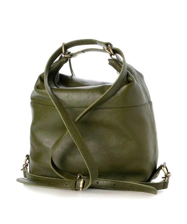 UNBILLION アトランタ ATLANTA / 牛革2wayリュック グリーン