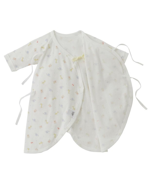 MIKI HOUSE HOT BISCUITS 肌着セット 通年用(総柄) マルチカラー