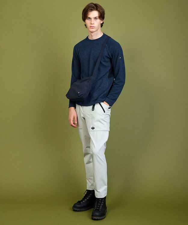 JOSEPH ABBOUD MOUNTAIN 【2WAYストレッチ/ECO撥水/防風/裏起毛】ストームシャットフリース パンツ アイボリー系