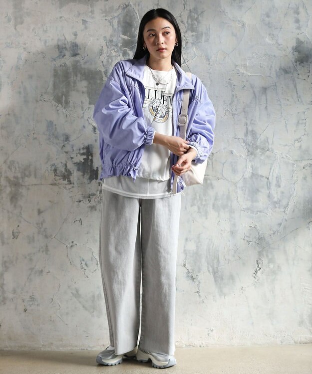 Green Parks メッシュカットプルオーバー White