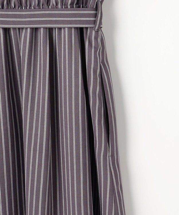 ANY SIS スムージーポリエステル ワンピース スレートストライプ