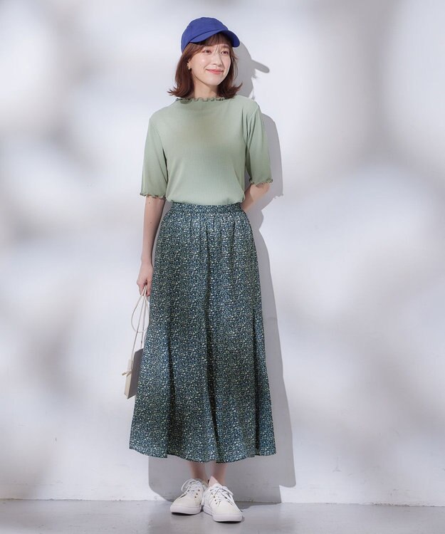 ANY メロー半袖Tシャツ グリーン