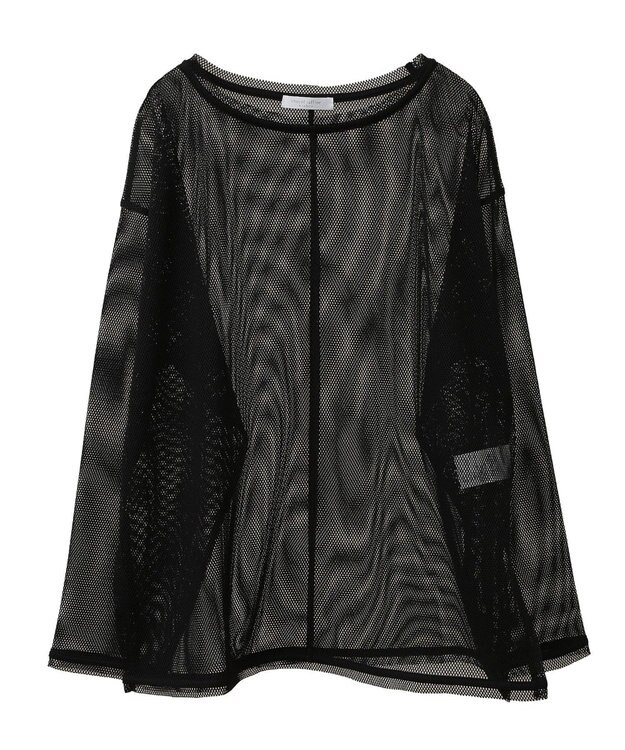 Green Parks メッシュカットプルオーバー Black