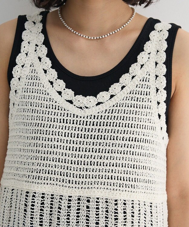 Green Parks ・ＳＵＧＡＲ　ＳＰＯＯＮ　クロシェキリカエチュニック Ivory