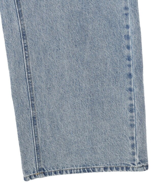 earth music&ecology ウエストアシメデニムパンツ Light Indigo