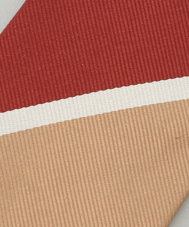 GOTAIRIKU 【日本製】西陣ネクタイ＿BEIGE レッド系1