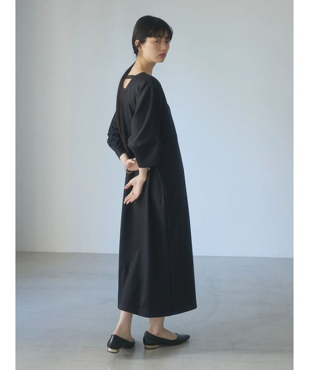 Green Parks ａ．カットポンチワンピース Black