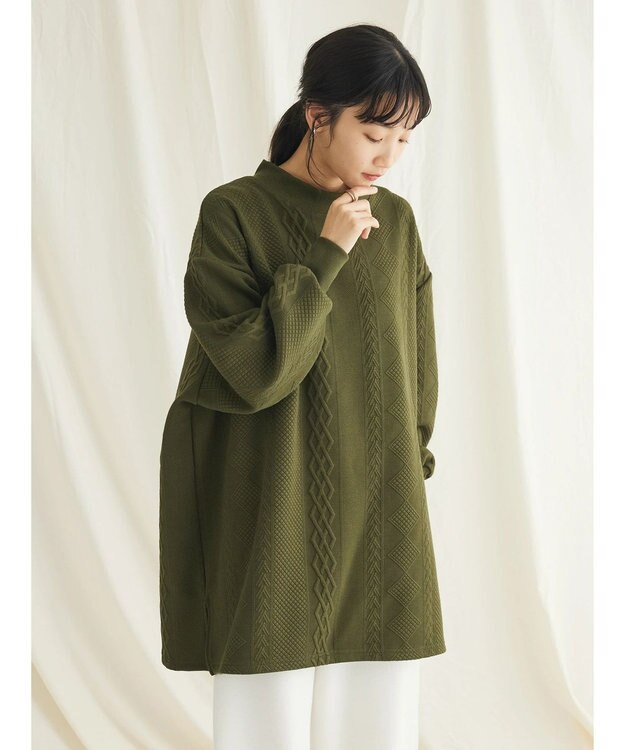 CRAFT STANDARD BOUTIQUE JQカットチュニック1 Khaki