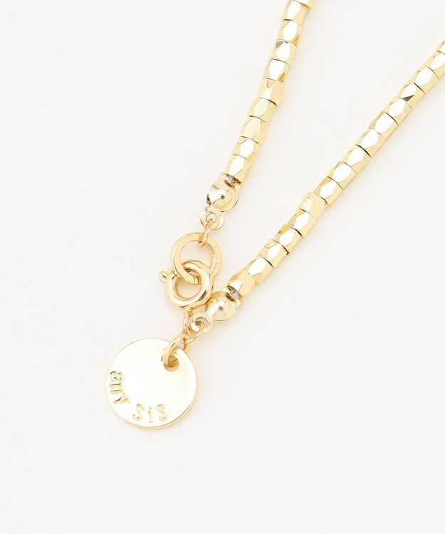 ANY SIS 【2WAY】パール調ストーン ネックレス キスカ