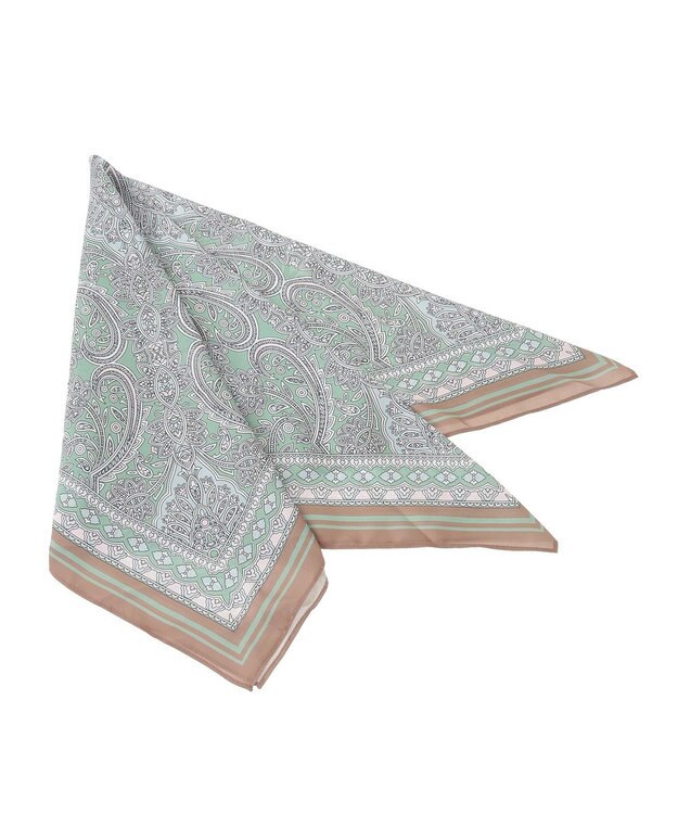 Green Parks ペイズリースカーフ Beige