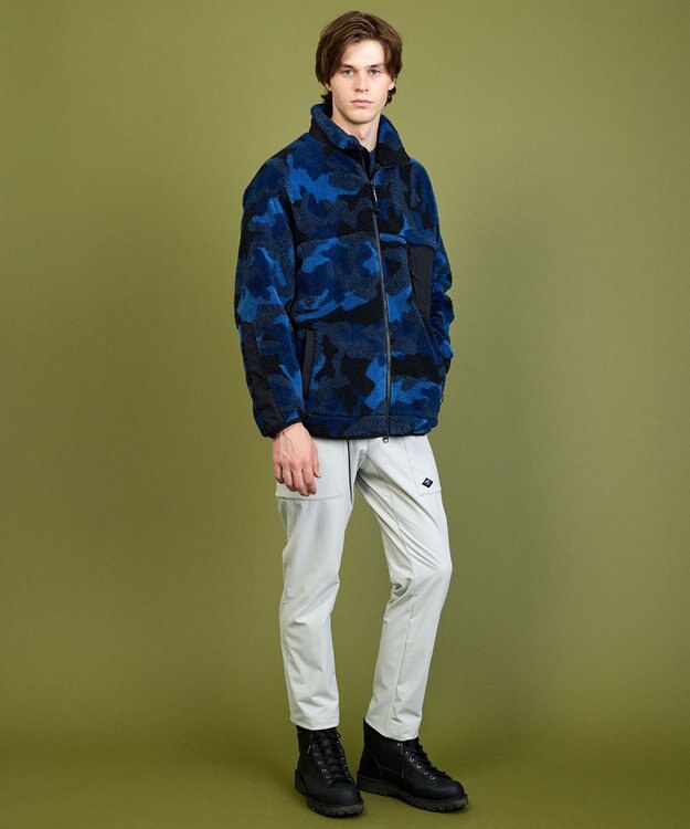 JOSEPH ABBOUD MOUNTAIN 【2WAYストレッチ/ECO撥水/防風/裏起毛】ストームシャットフリース パンツ アイボリー系