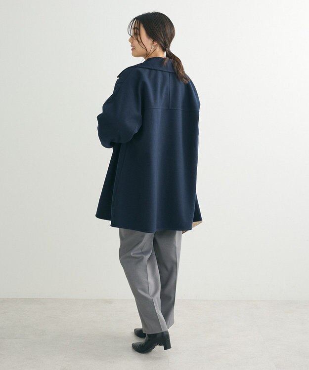 Green Parks オーバージャケットコート Dark Navy