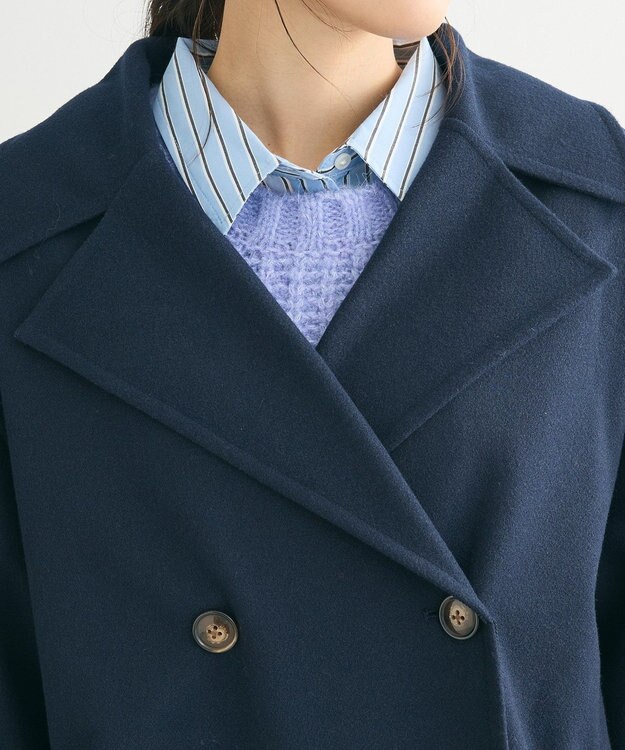 Green Parks オーバージャケットコート Dark Navy