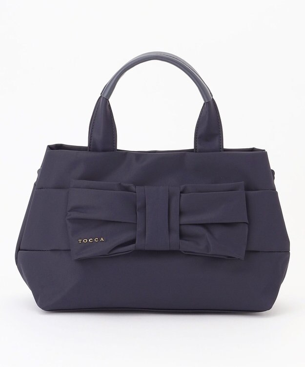 TOCCA TIED RIBBON NYLONBAG バッグ ネイビー系