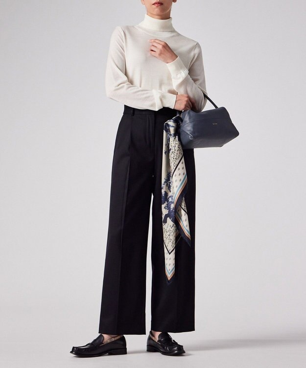 Paul Smith Travel Scarf シルク スカーフ ネイビー