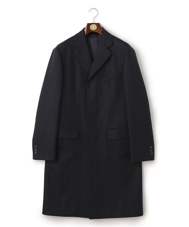 J.PRESS MEN 【ARTHUR HARRISON】 2080ヘリンボンフランネルチェスター コート ダルブルー系8