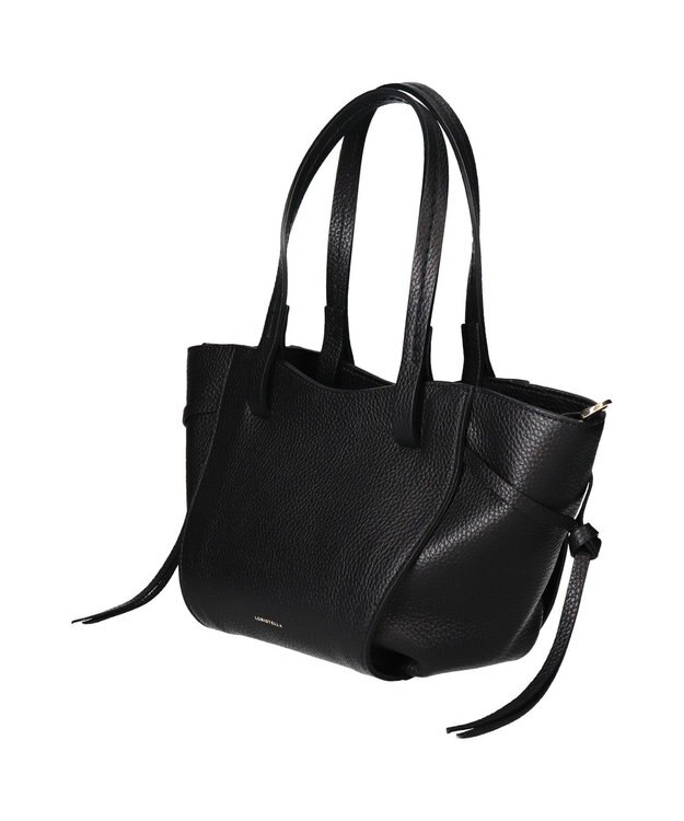 INTER-CHAUSSURES 【LORISTELLA】レザーミニトートバッグ ブラック